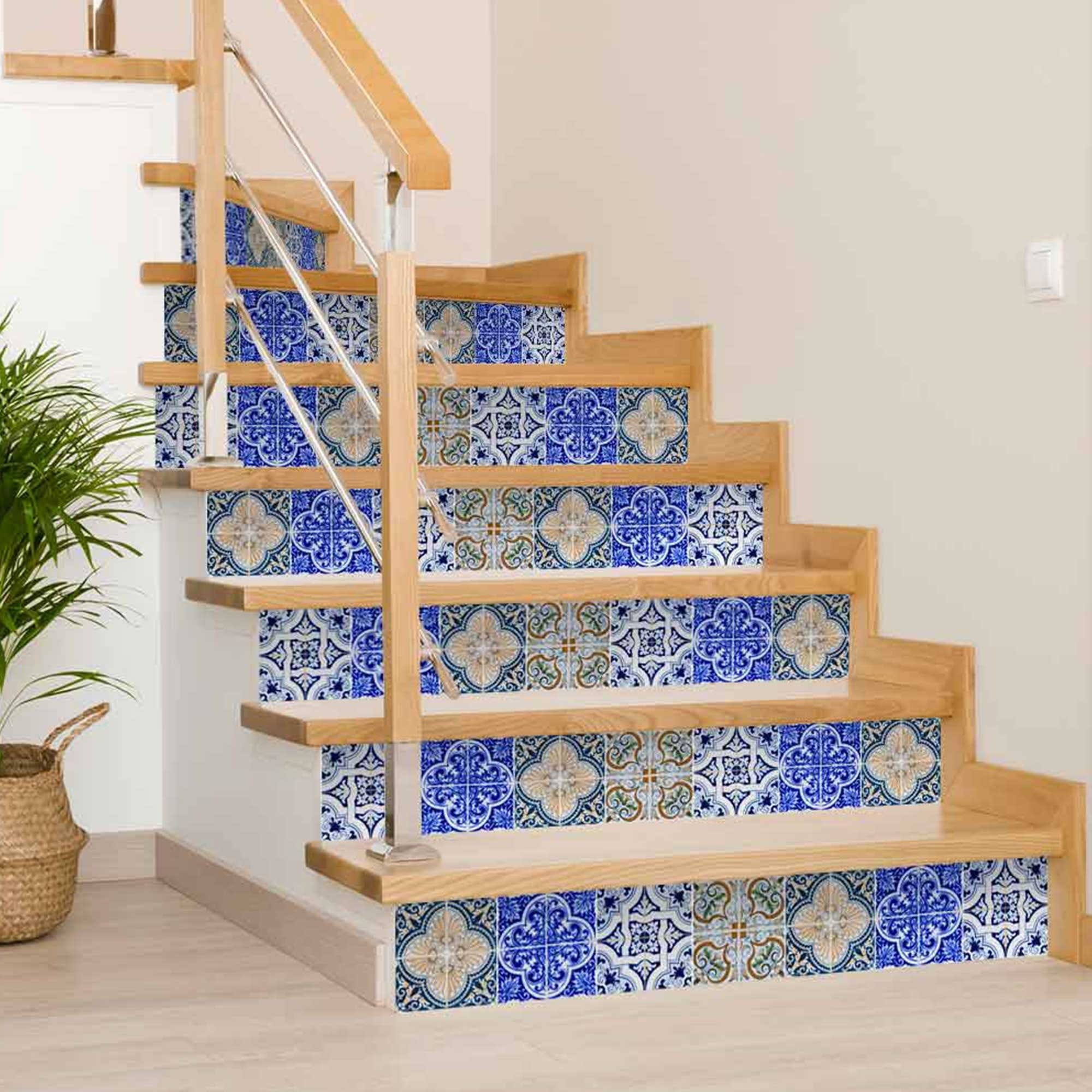 5" X 5" Bella Mix Mosaic Removable Peel and Stick Tiles - Homeroots - Flyclothing LLC