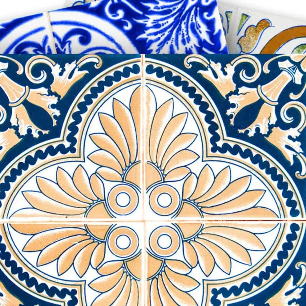 5" X 5" Bella Mix Mosaic Removable Peel and Stick Tiles - Homeroots