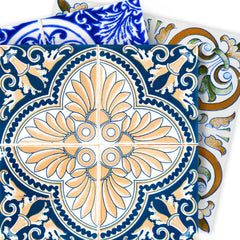 6" X 6" Bella Mix Mosaic Removable Peel and Stick Tiles - Homeroots