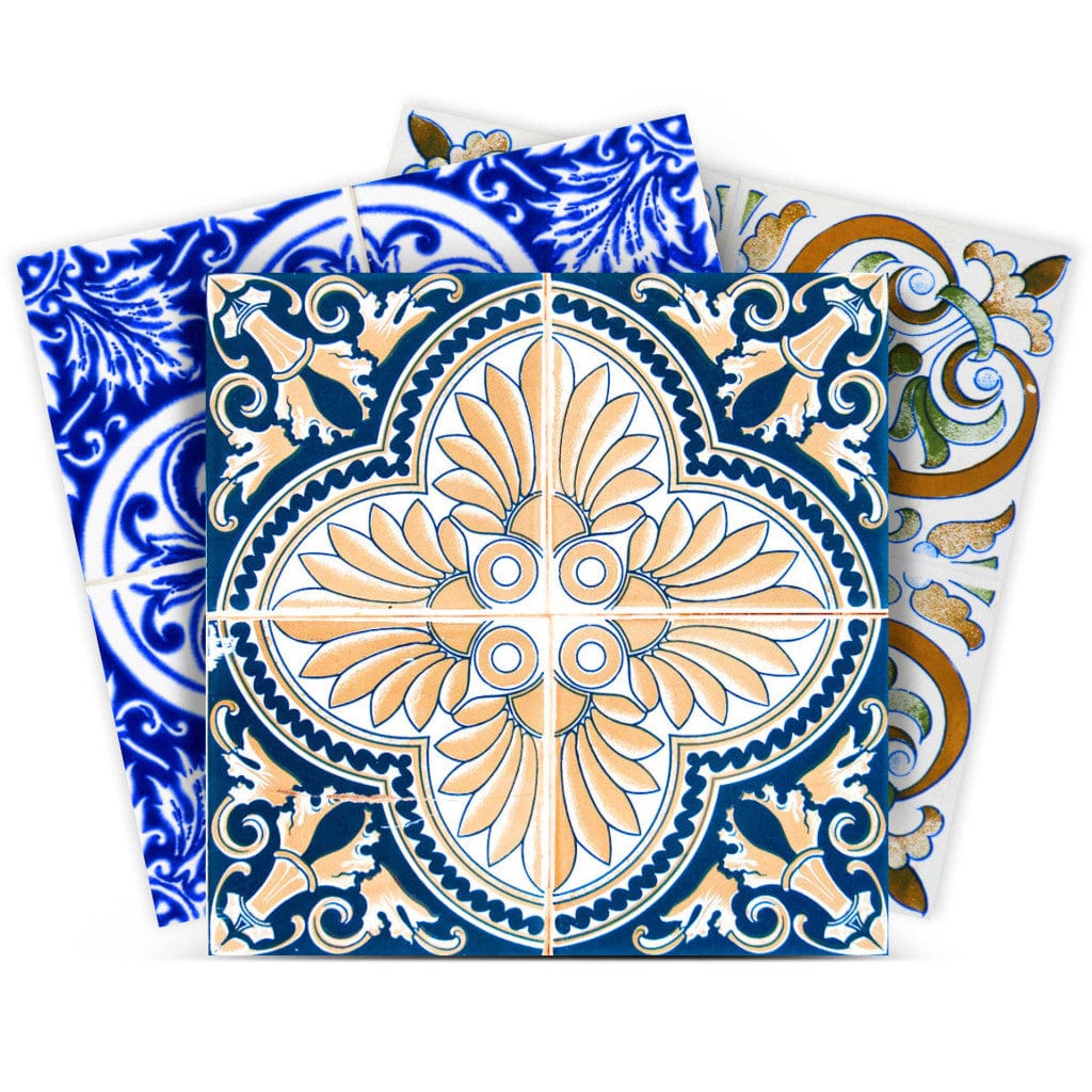 8" X 8" Bella Mix Mosaic Removable Peel and Stick Tiles - Homeroots - Flyclothing LLC