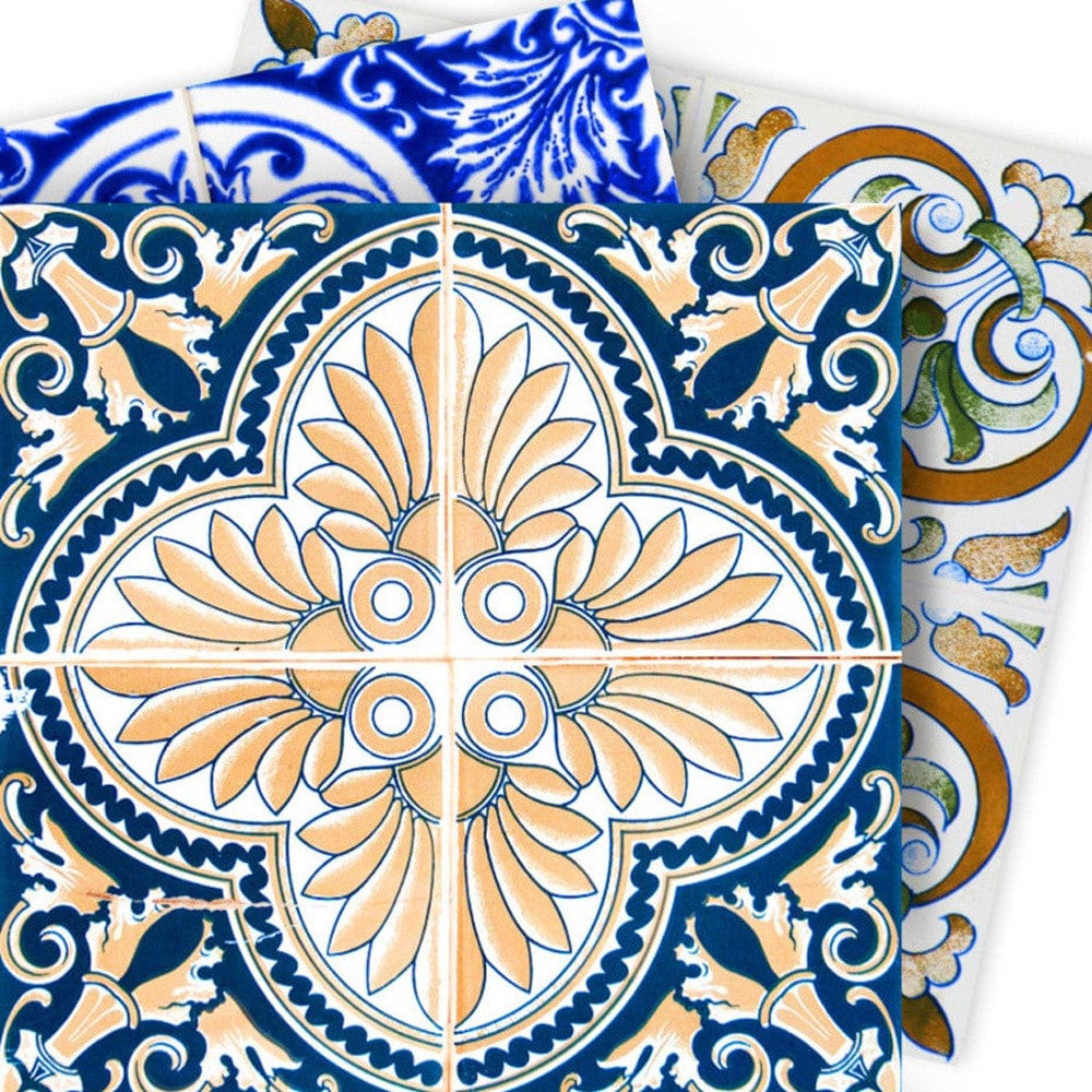 8" X 8" Bella Mix Mosaic Removable Peel and Stick Tiles - Homeroots