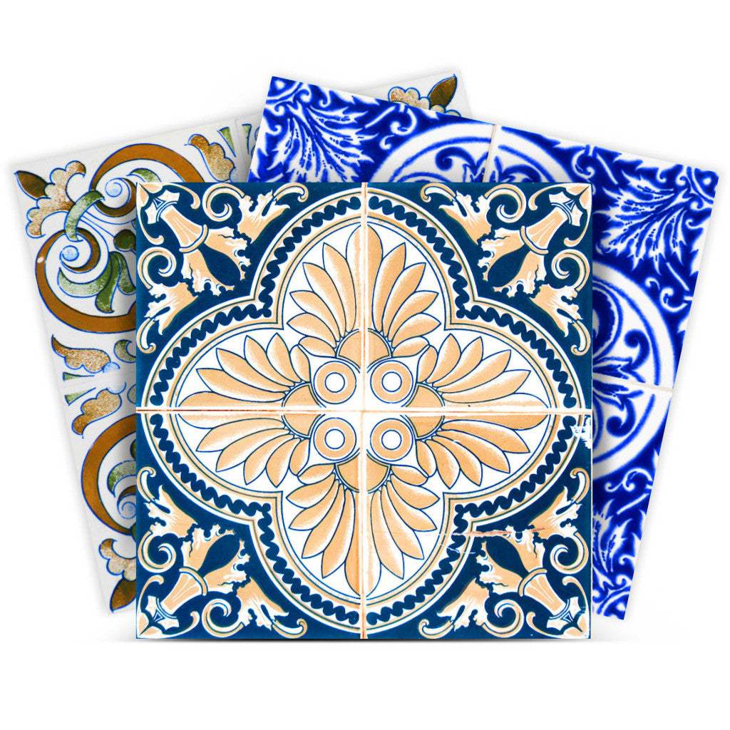 8" X 8" Bella Mix Mosaic Removable Peel and Stick Tiles - Homeroots - Flyclothing LLC