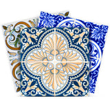 8" X 8" Bella Mix Mosaic Removable Peel and Stick Tiles - Homeroots - Flyclothing LLC
