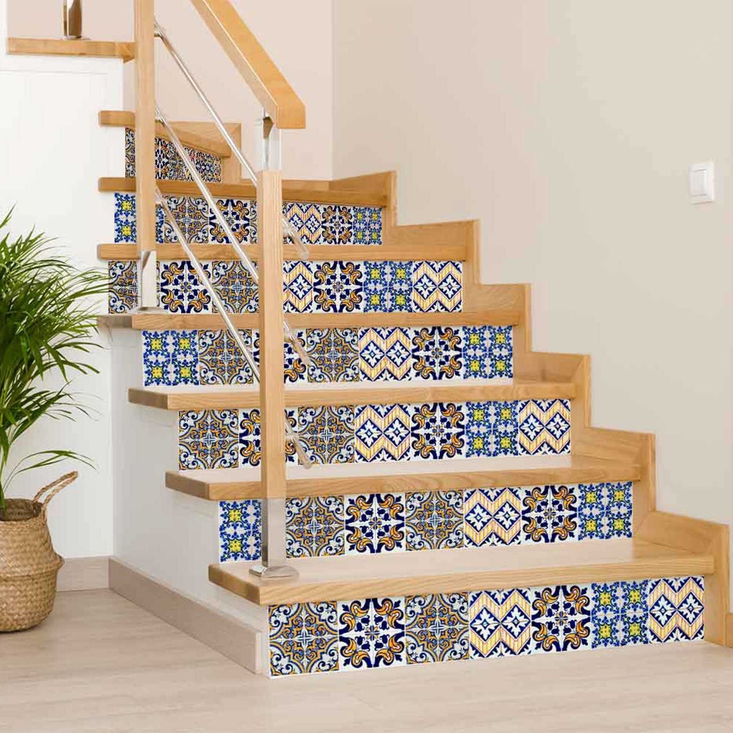 6" X 6" Addison Multi Mosaic Peel and Stick Tiles - Homeroots - Flyclothing LLC