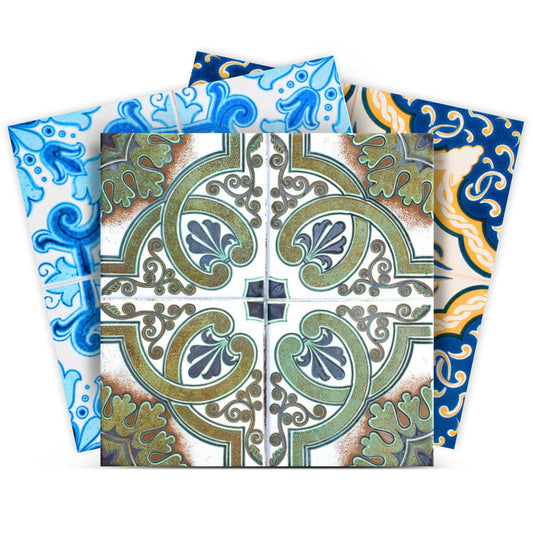 6" X 6" Madison Vintage Mosaic Peel and Stick Tiles - Homeroots