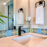 7" X 7" Madison Vintage Mosaic Peel and Stick Tiles - Homeroots - Flyclothing LLC