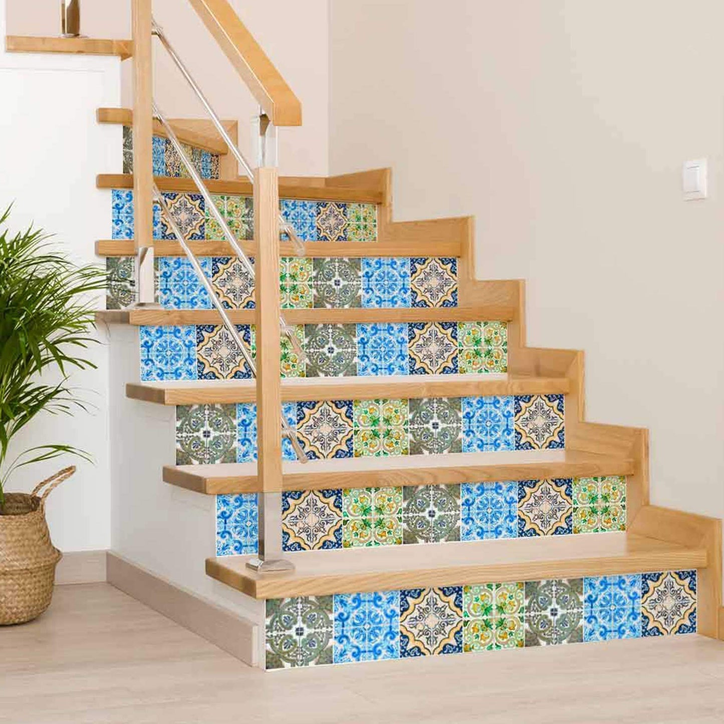 7" X 7" Madison Vintage Mosaic Peel and Stick Tiles - Homeroots - Flyclothing LLC