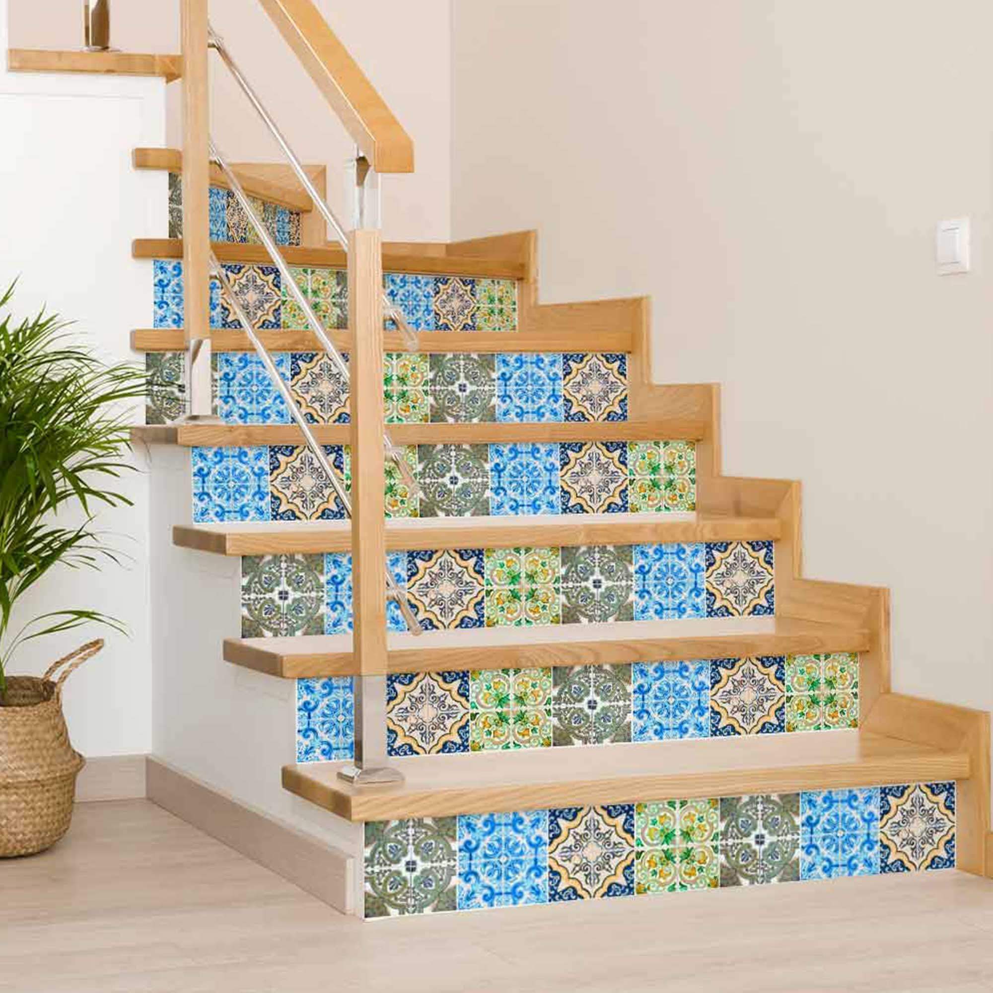 7" X 7" Madison Vintage Mosaic Peel and Stick Tiles - Homeroots - Flyclothing LLC