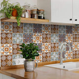 4" X 4" Rustico Linda Removable Peel And Stick Tiles - Homeroots - Flyclothing LLC