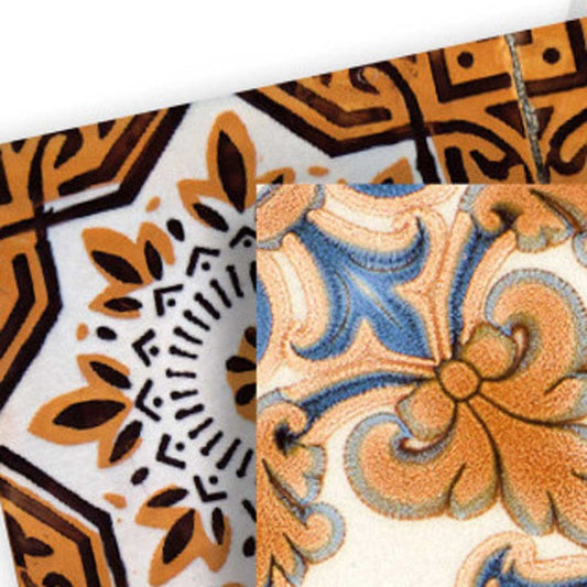5" X 5" Rustico Linda Removable Peel and Stick Tiles - Homeroots