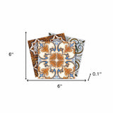6" X 6" Rustico Linda Removable Peel and Stick Tiles - Homeroots - Flyclothing LLC