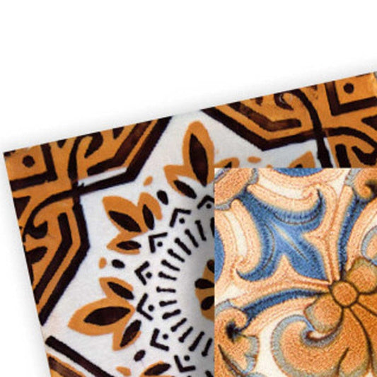 7" X 7" Rustico Linda Removable Peel and Stick Tiles - Homeroots