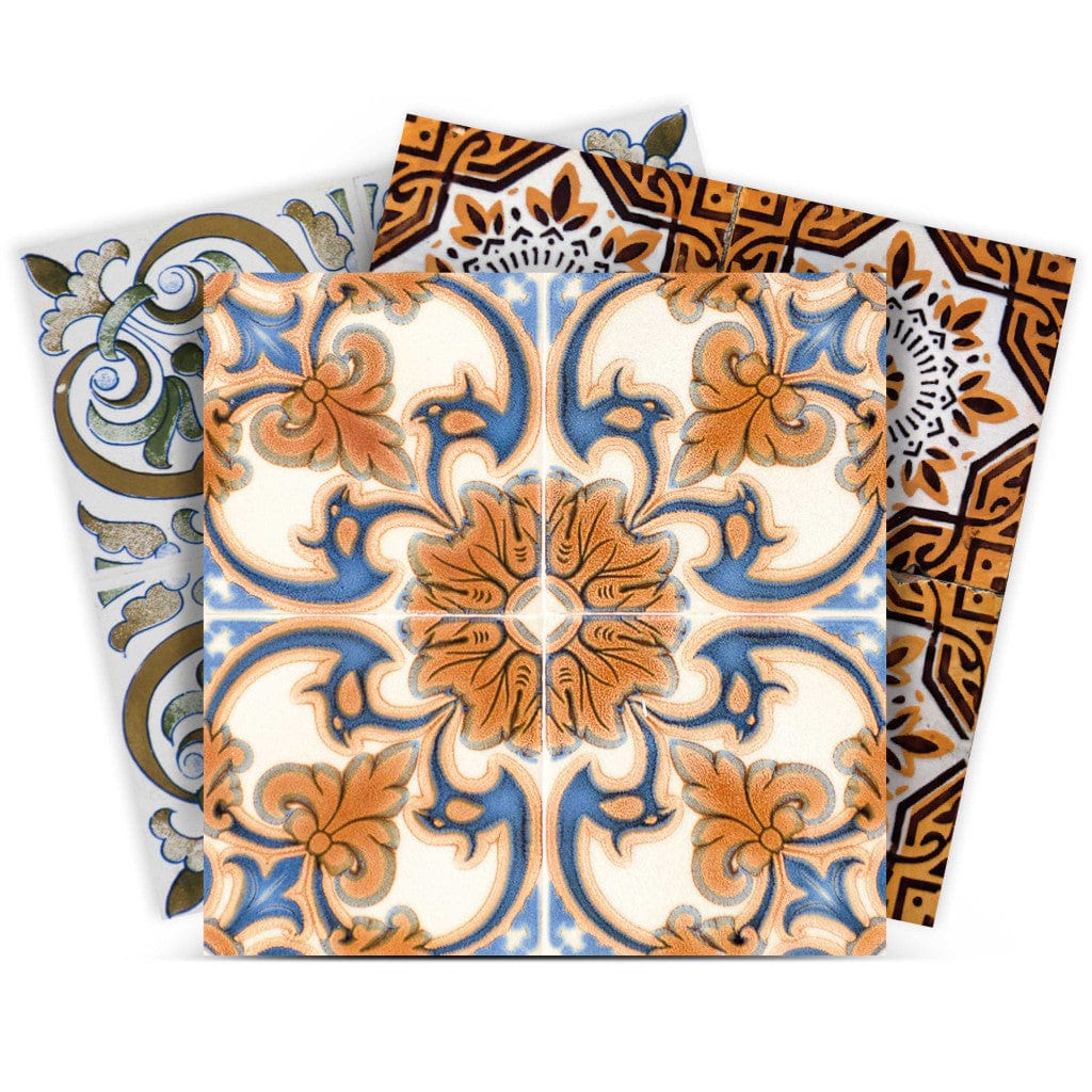 7" X 7" Rustico Linda Removable Peel and Stick Tiles - Homeroots - Flyclothing LLC