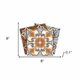 8" X 8" Rustico Linda Removable Peel and Stick Tiles - Homeroots - Flyclothing LLC