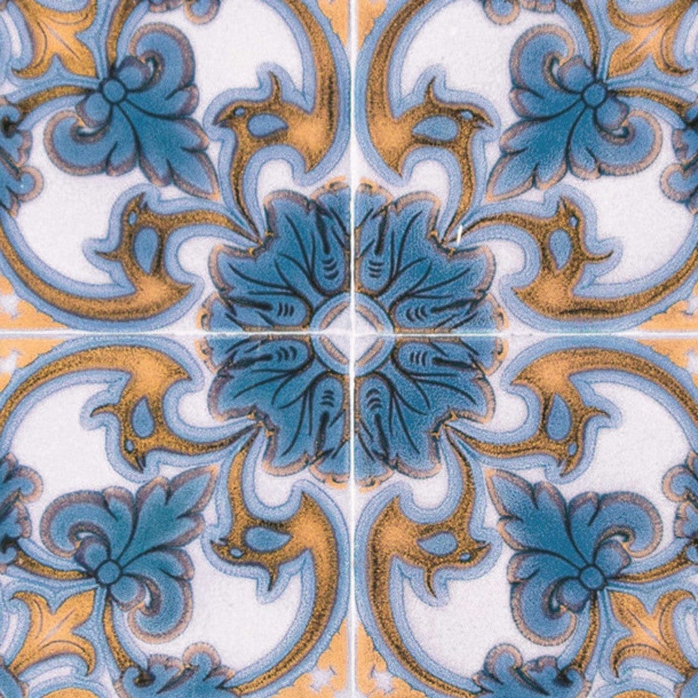 4" X 4" Agean Linda Removable Peel And Stick Tiles - Homeroots - Flyclothing LLC