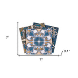 7" X 7" Agean Linda Removable Peel and Stick Tiles - Homeroots - Flyclothing LLC