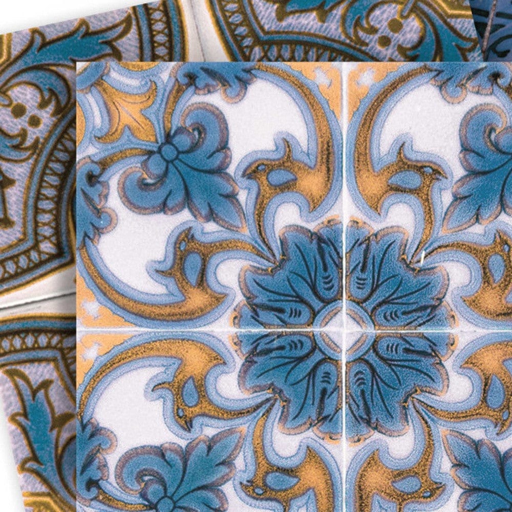 7" X 7" Agean Linda Removable Peel and Stick Tiles - Homeroots - Flyclothing LLC