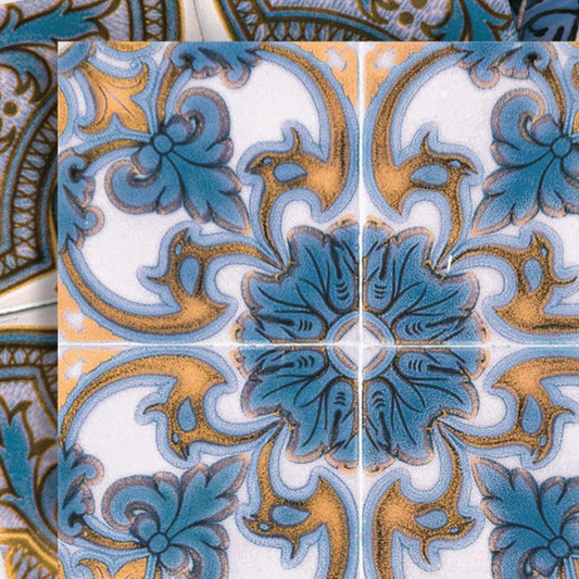 8" X 8" Agean Linda Removable Peel and Stick Tiles