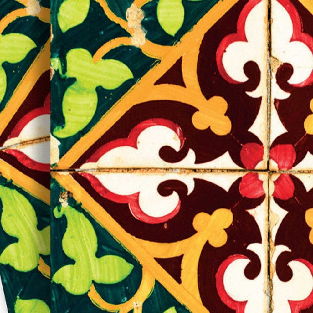 5" X 5" Green Leva Removable Peel and Stick Tiles - Homeroots - Flyclothing LLC