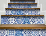 6" X 6" Bluebell Lina Removable Peel and Stick Tiles - Homeroots - Flyclothing LLC