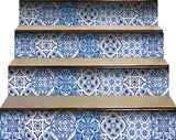 7" X 7" Bluebell Lina Removable Peel and Stick Tiles - Homeroots - Flyclothing LLC