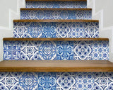8" X 8" Bluebell Lina Removable Peel and Stick Tiles - Homeroots - Flyclothing LLC
