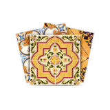 5" X 5" Golden Multi Mosaic Peel and Stick Tiles - Homeroots - Flyclothing LLC