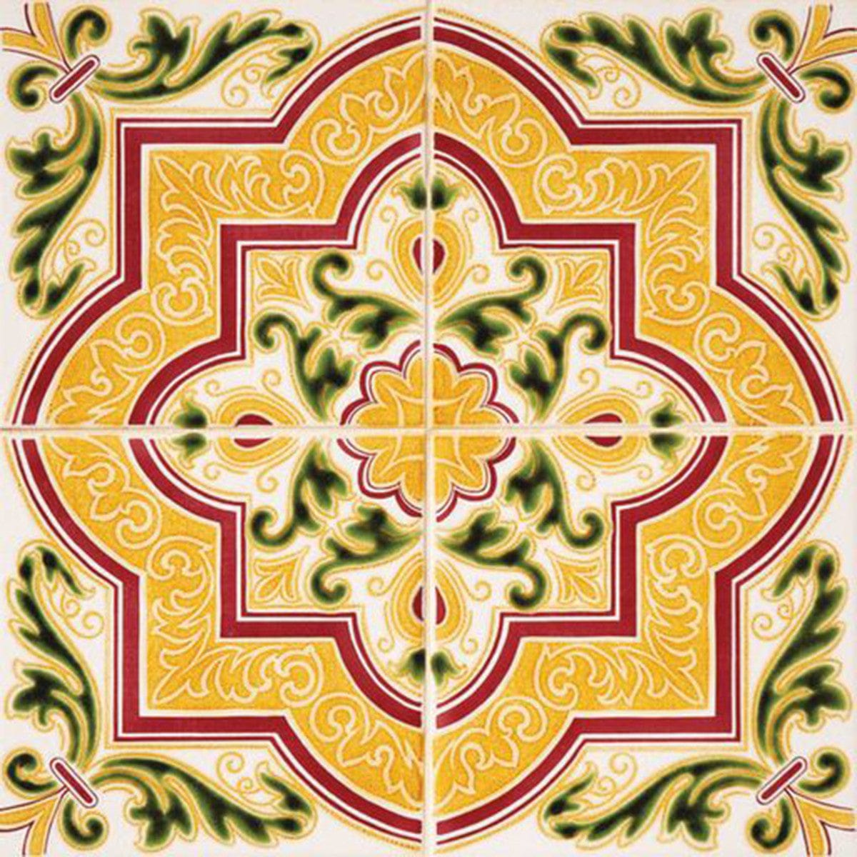 6" X 6" Golden Multi Mosaic Peel and Stick Tiles - Homeroots