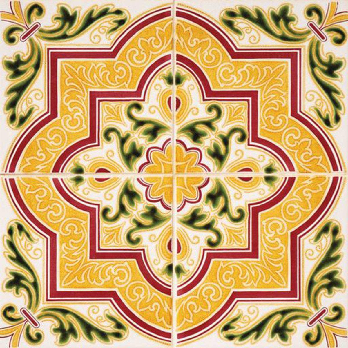 7" X 7" Golden Multi Mosaic Peel and Stick Tiles - Homeroots - Flyclothing LLC