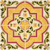7" X 7" Golden Multi Mosaic Peel and Stick Tiles - Homeroots