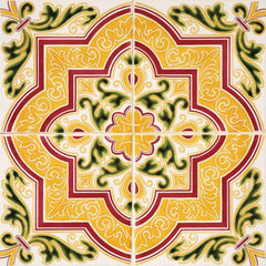 7" X 7" Golden Multi Mosaic Peel and Stick Tiles