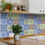 6" X 6" Lima Multi Mosaic Peel and Stick Tiles - Homeroots - Flyclothing LLC