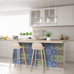 6" X 6" Lima Multi Mosaic Peel and Stick Tiles - Homeroots