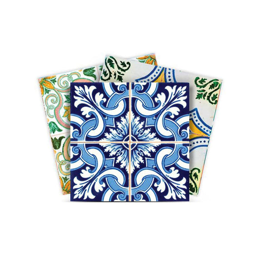 6" X 6" Lima Multi Mosaic Peel and Stick Tiles - Homeroots