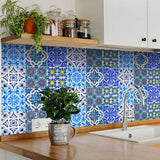 4" X 4" Greta Multi Mosaic Peel And Stick Tiles - Homeroots - Flyclothing LLC