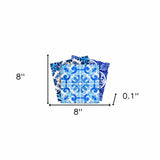 8" X 8" Greta Multi Mosaic Peel and Stick Tiles - Homeroots - Flyclothing LLC