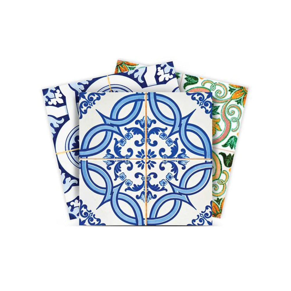5" X 5" Cana Multi Mosaic Peel and Stick Tiles - Homeroots