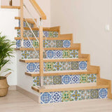 6" X 6" Cana Multi Mosaic Peel and Stick Tiles - Homeroots