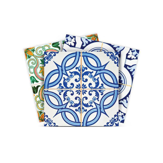 6" X 6" Cana Multi Mosaic Peel and Stick Tiles - Homeroots