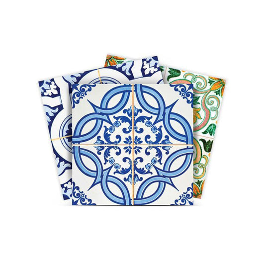 7" X 7" Cana Multi Mosaic Peel and Stick Tiles - Homeroots