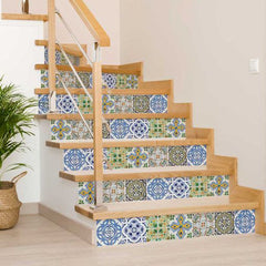7" X 7" Cana Multi Mosaic Peel and Stick Tiles - Homeroots