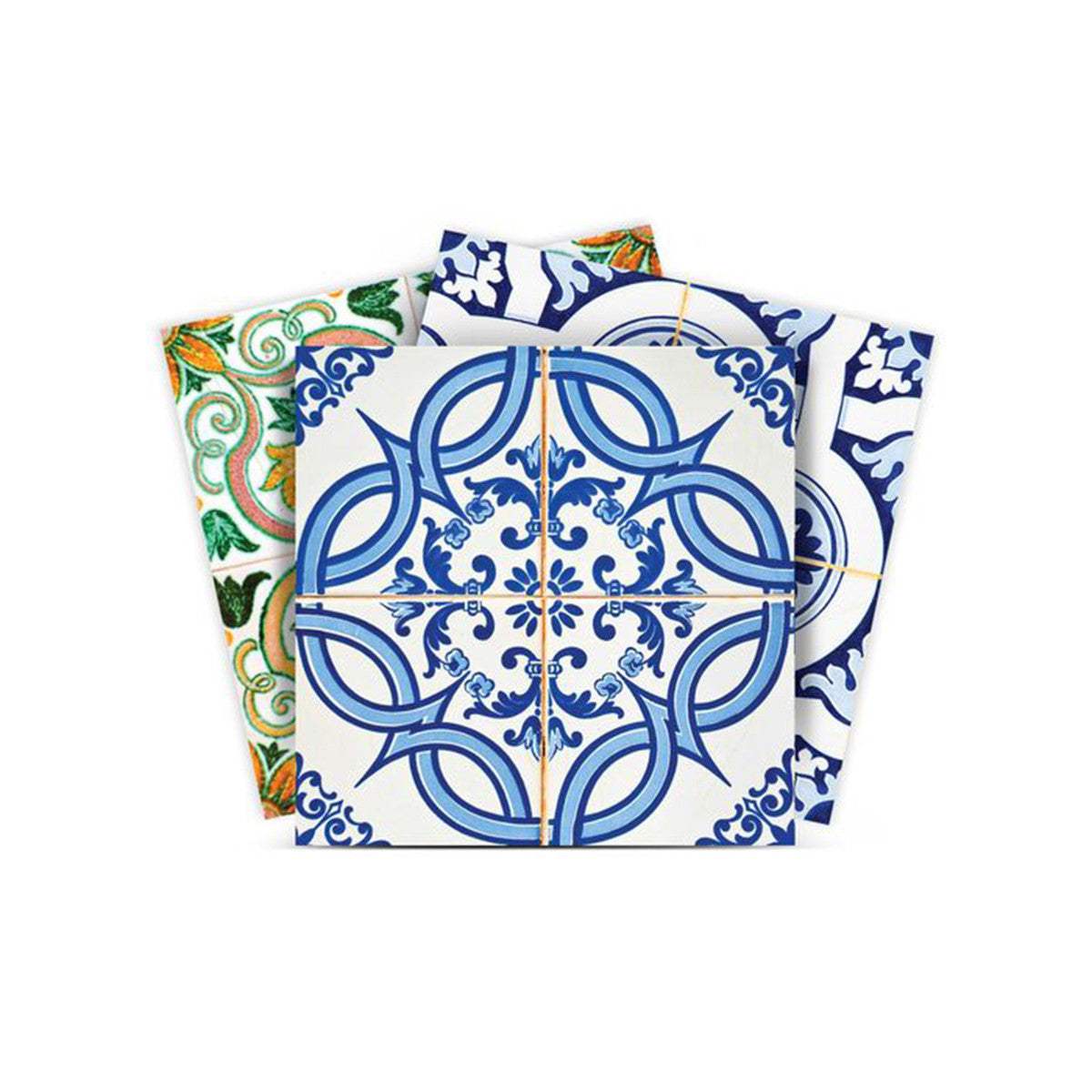 8" X 8" Cana Multi Mosaic Peel and Stick Tiles - Homeroots - Flyclothing LLC