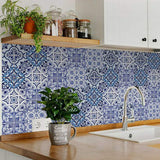 4" X 4" Azul Multi Mosaic Peel And Stick Tiles - Homeroots - Flyclothing LLC