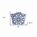 5" X 5" Azul Multi Mosaic Peel and Stick Tiles - Homeroots - Flyclothing LLC