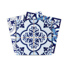 8" X 8" Azul Multi Mosaic Peel and Stick Tiles