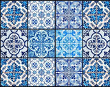 4" X 4" Azul Gianna Peel And Stick Tiles - Homeroots - Flyclothing LLC