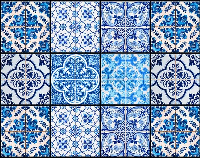 5" X 5" Azul Gianna Peel and Stick Tiles - Homeroots - Flyclothing LLC