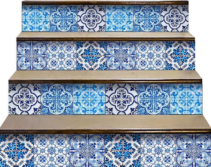 7" X 7" Azul Gianna Peel and Stick Tiles - Homeroots