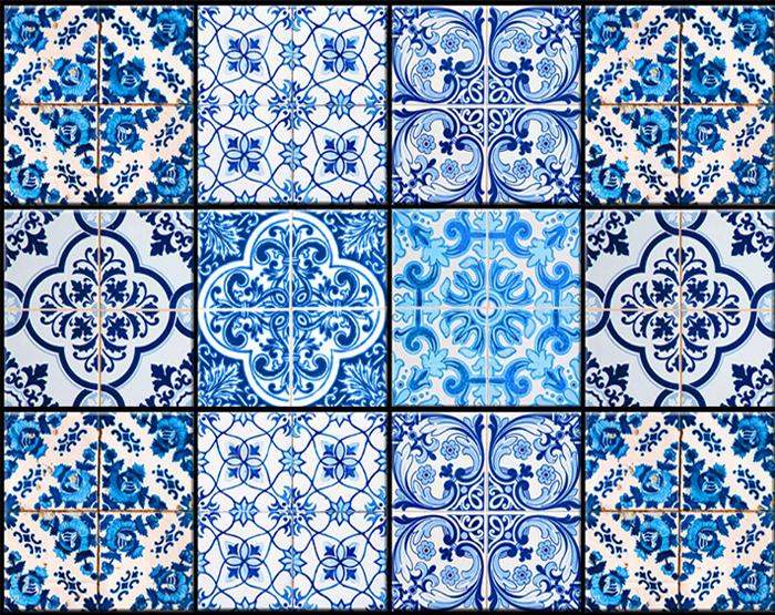 7" X 7" Azul Gianna Peel and Stick Tiles - Homeroots - Flyclothing LLC