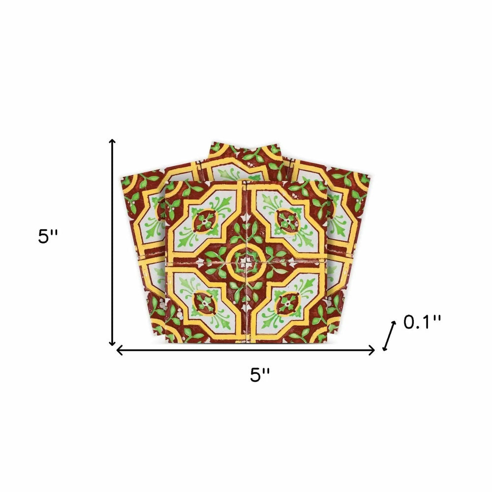 5" X 5" Gloria Removable Peel and Stick Tiles - Homeroots - Flyclothing LLC